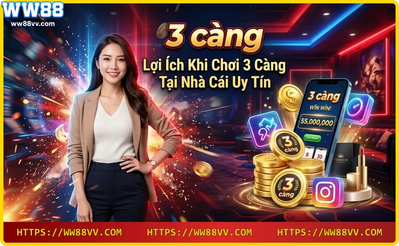 Chơi 3 càng tại nhà cái uy tín như WW88