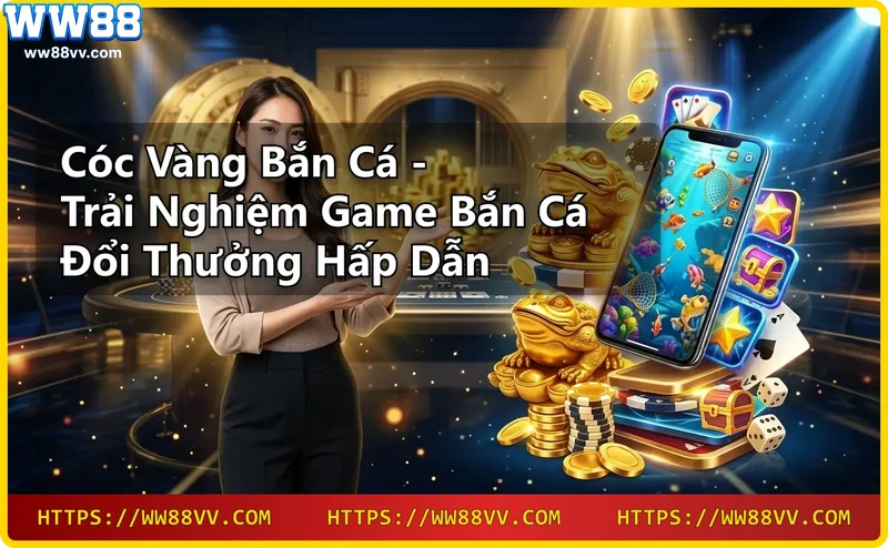 Cóc vàng bắn cá là tựa game bắn cá đổi thưởng hấp dẫn tại WW88
