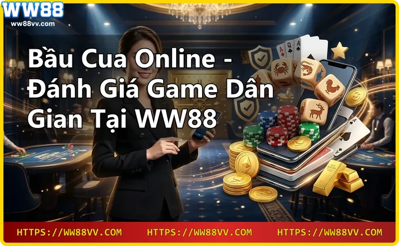 Giao diện bầu cua online mượt mà, trực quan trên nền tảng WW88