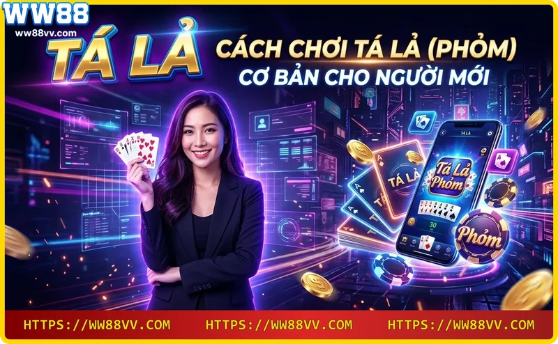 Hình ảnh chia bài Tá Lả trên bàn chơi casino
