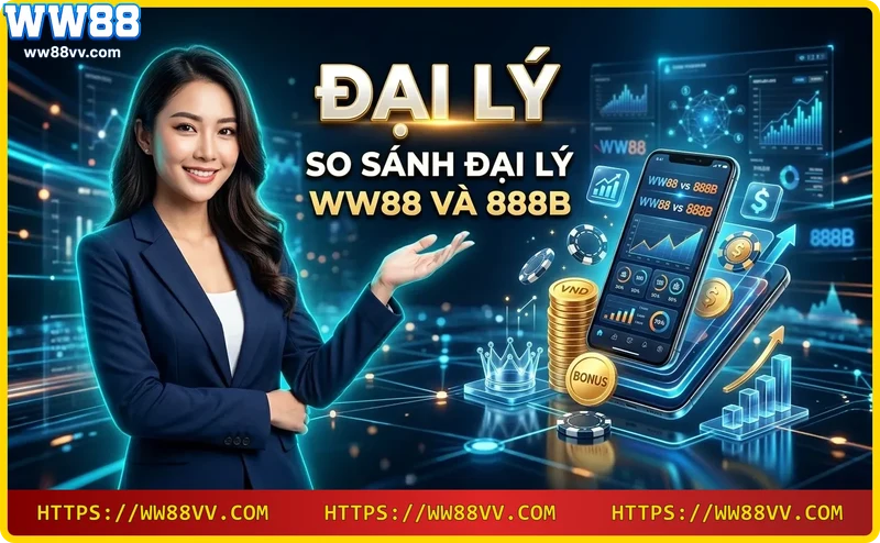 So sánh chương trình đại lý WW88 và WW88 với cân đĩa và biểu tượng