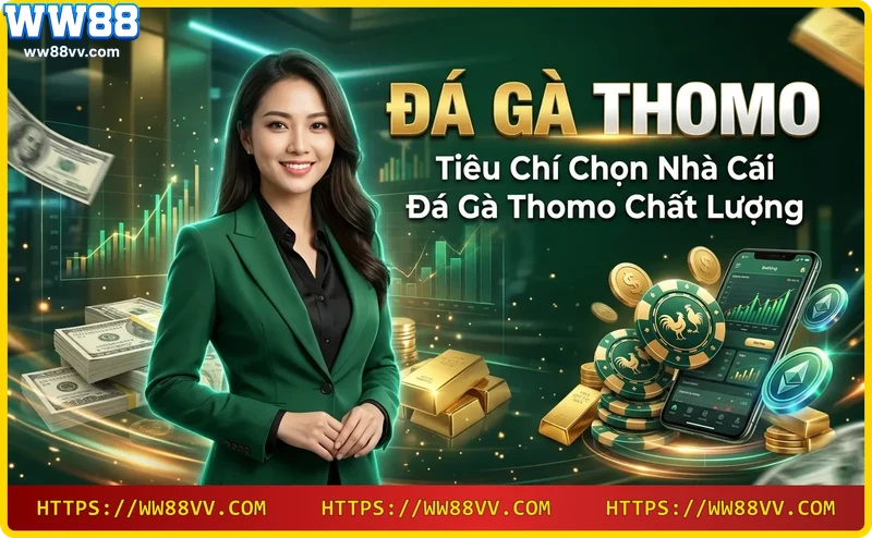 Tiêu chí chọn nhà cái đá gà Thomo uy tín