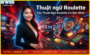 Bàn roulette thể hiện các loại cược Inside và Outside